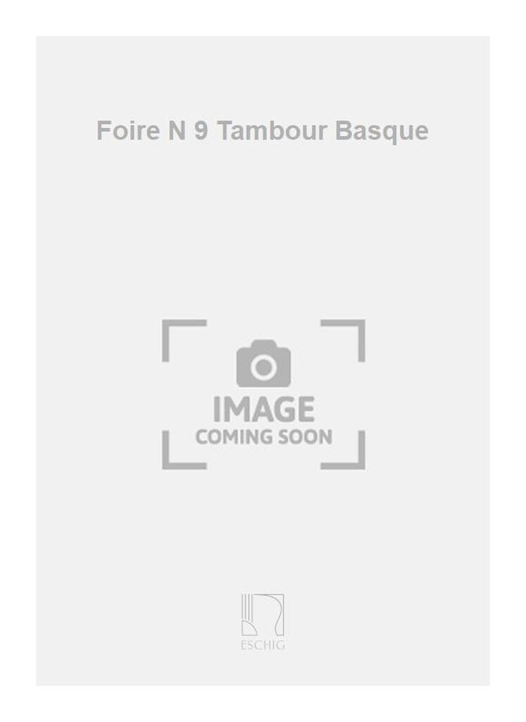 Foire N 9 Tambour Basque